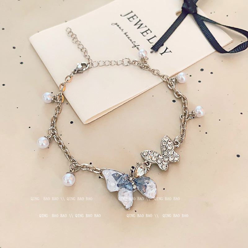 Wholesale titanium steel female niche all-match light luxury high-end lovers bracelet